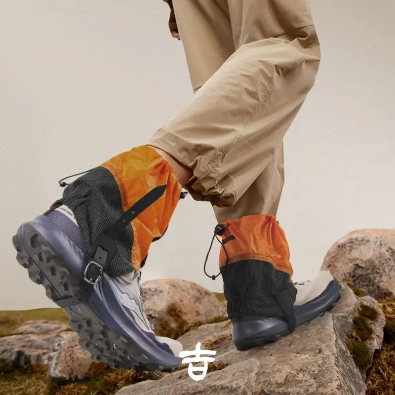 Ghette impermeabili per caviglia ghtweight con strisce riflettenti Coprigambe turistico per leggings impermeabili per escursioni alpinismo