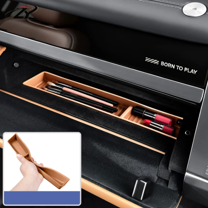 For Chery ICAR V27 ICAUR V27 2026 2027 Storage Box Above The Co-pilot's Glove Compartment Cover Interior Accessories