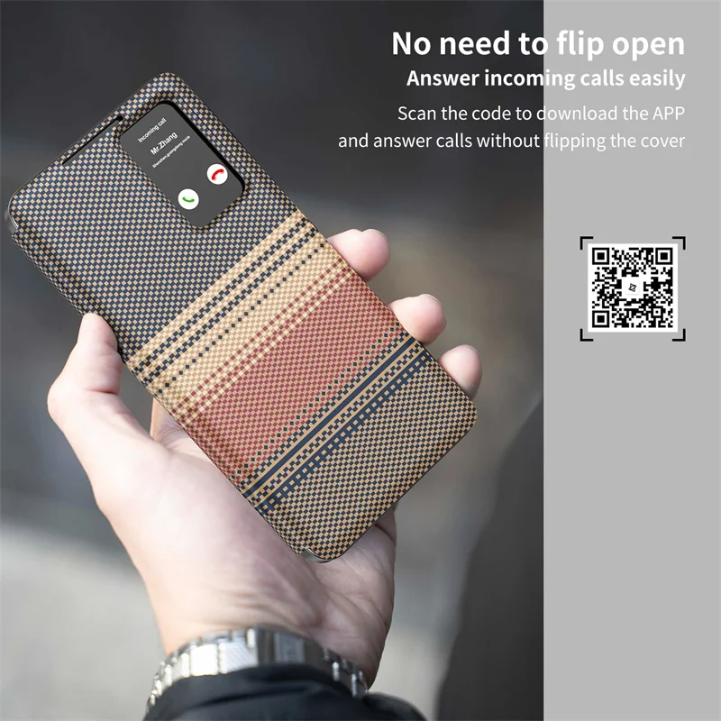 Etui z teksturą włókna węglowego i skórą PU z przegródkami na karty do Samsung Galaxy S23 S24 S25 S26 Ultra Plus, z klapką i okienkiem wyświetlacza. — zdjęcie produktu 5