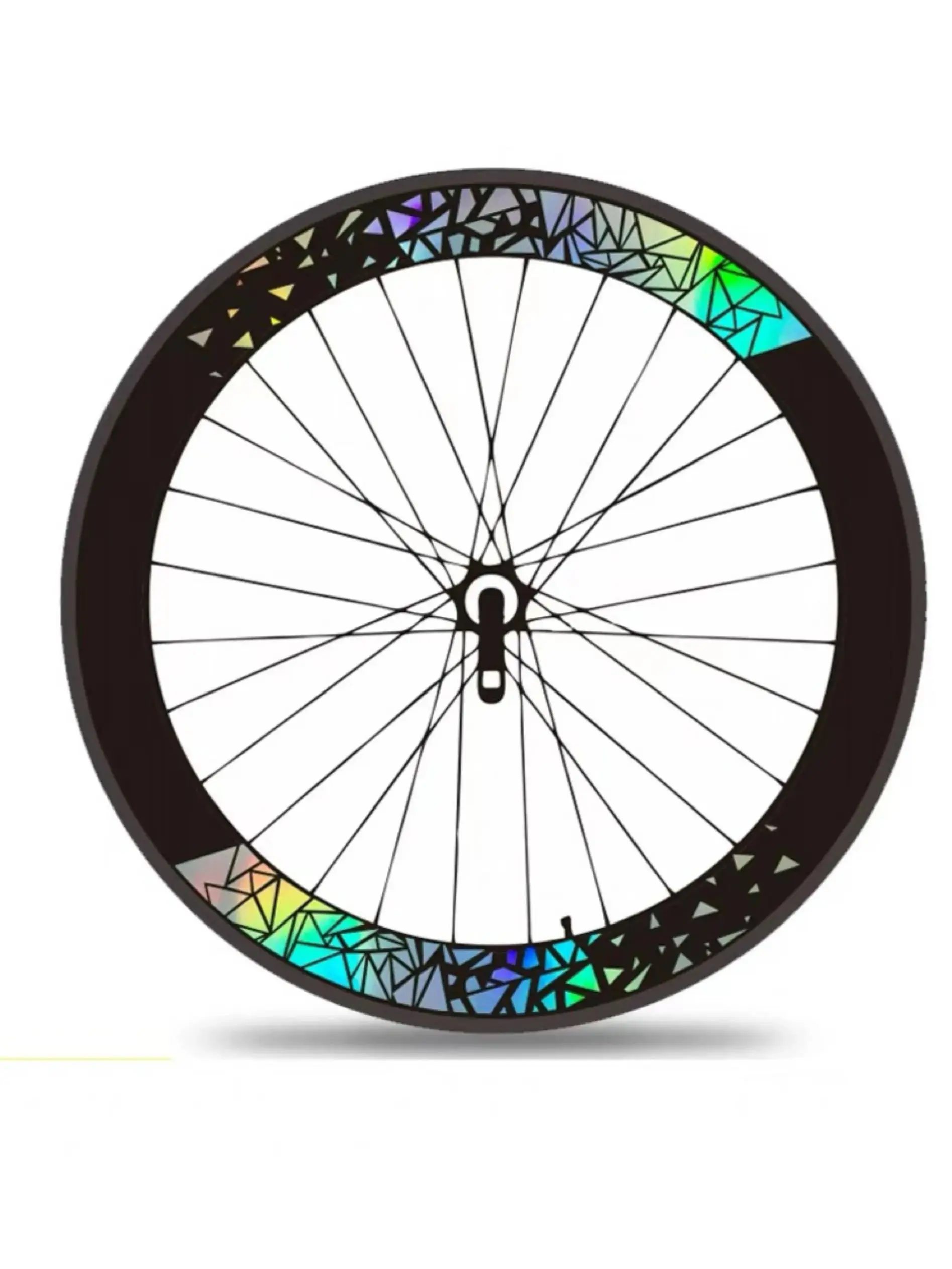 AliExpress Bicycle Stickers MTB Road Bike Wheelset Sticker Laser Cycling Waterproof Decorative Film Bicycle Rim Decals Bike Accessories