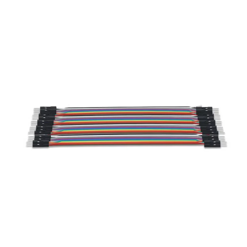 Macho para macho Breadboard Conexão Jumper Wires, Dupont Wire Cable para Arduino Prototipagem, 20cm, 40Pcs