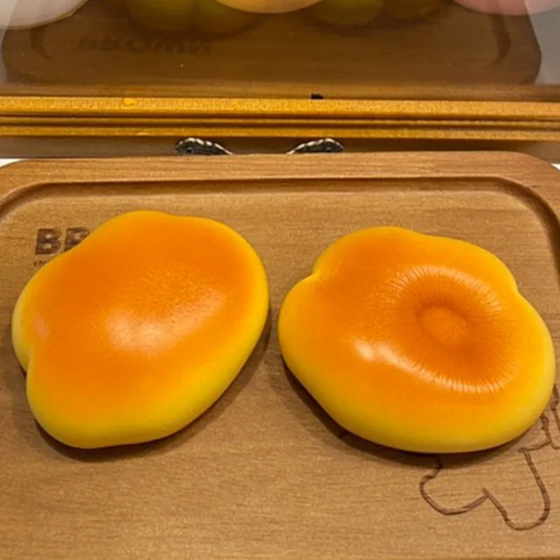 Juguete Sensorial Antiestrés de Pan Caramelizado, Juguete Blandito de Compresión Lenta, Juguete para Aliviar el Estrés, Juguete Sensorial de Descompresión, Juguete para Apretar