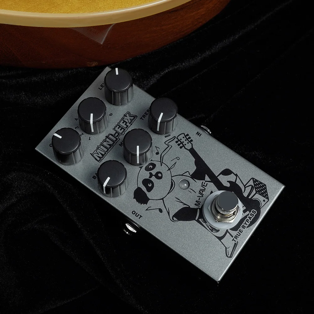 M-VAVE MINI-EFX Electric Guitar Multic-effects Pedal 4 Overdrive Effects 4 Distortion Effects Boost EQ True Bypass 3 Bands - view 6
