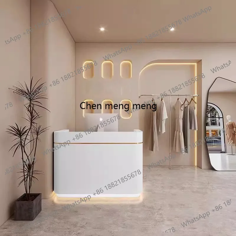 

Роскошные современные уникальные минималистичные стойки ресепшн с ящиками, органайзеры для салонов, модные мебельные решения для магазинов