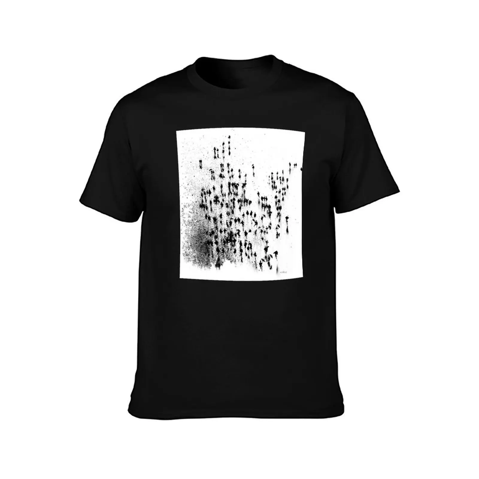 Rain Dance by Neil McBride T-Shirt Basic Solid Color Short Sleeve Cotton Top T-Shirt