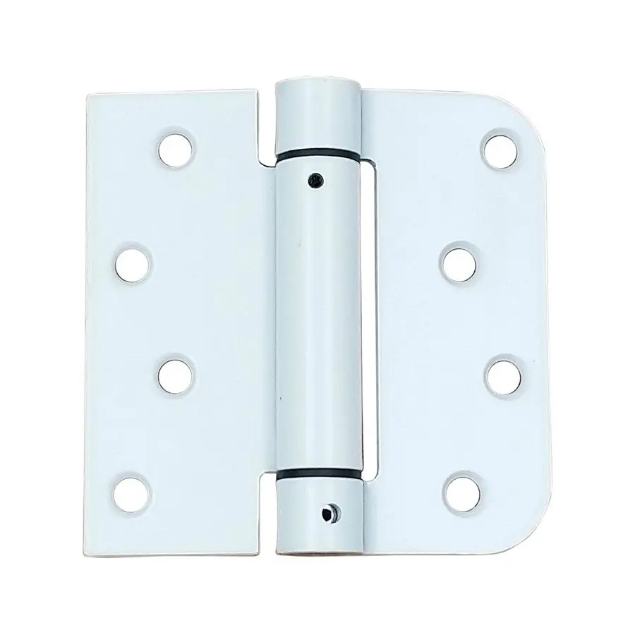 

SelfClosing Hinges, 4 Inch Square with 5 8 Inch White Prime, Adjustable Door Closing, 2 Pack