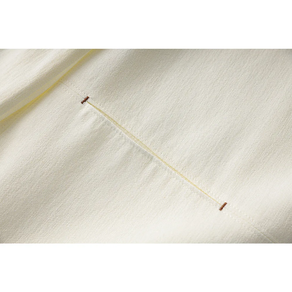 Nanyou Women's Linen Casual Jacket Thin Breathable Long-Sleeved High-End Wide Suit Top Trendy Summer