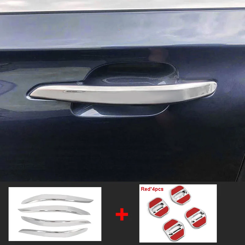 For Lincoln Aviator 2020 2021 2022 Interior Accessories Stainless Steel Car Outer Door Handle Cover Door Lock Protection Trims