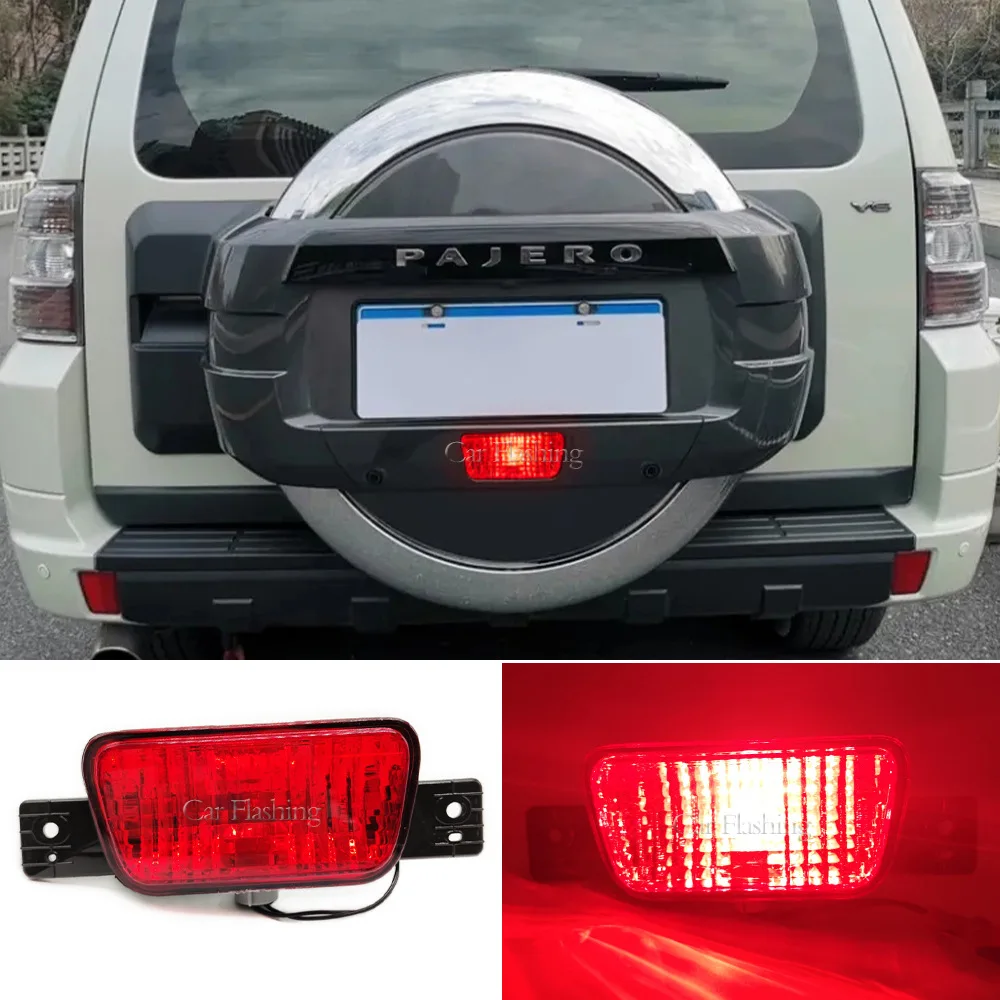 

For Mitsubishi 07-15 Pajero rear fog light, spare tire cover light, rear bumper light, middle rear license plate light