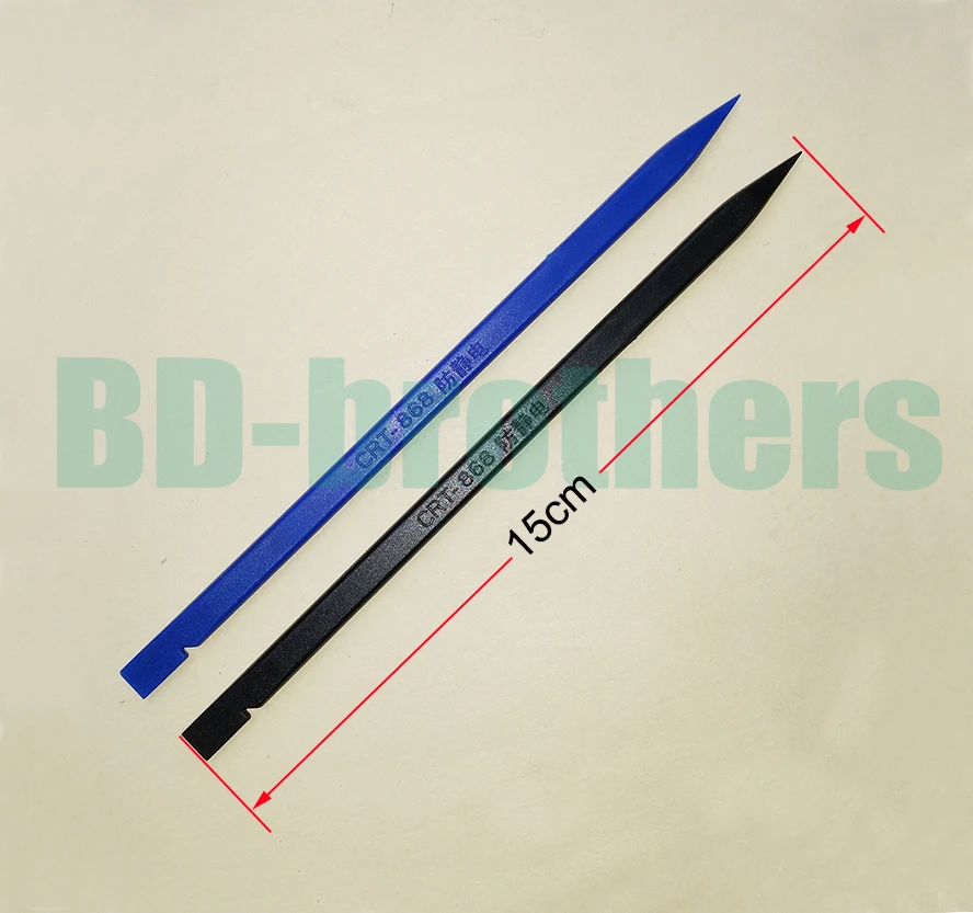 CRT-868 Black / Blue 15CM Antistatic Plastic Flat Cable Pry Tool Spudger Bar Crowbar Repair Prying Tools for Phone 2000pcs/lot