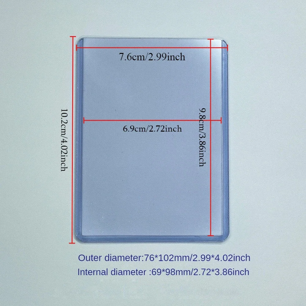 3 "X4" حافظة بطاقات التداول تحميل علوي البيسبول كرة القدم الرياضية بطاقة حماة البلاستيك الصلب Toploader بطاقات حامل Penny كم #2