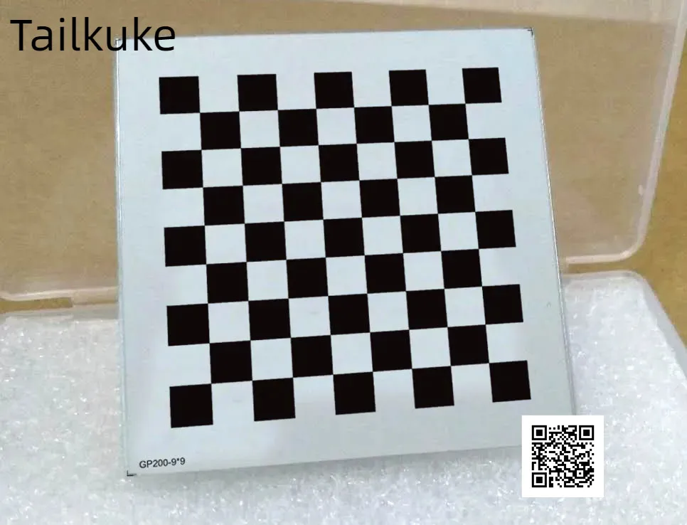 Customized 9*9 Checkerboard Grid Aluminum Calibration Board Optical Correction Nine Square Grid Visual Measurement Non-reflectiv