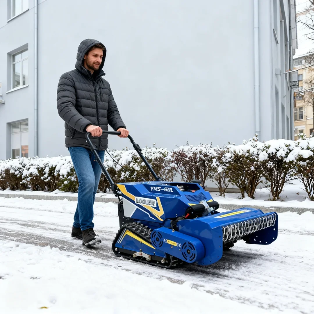 

Промышленная газонокосилка-измельчитель на дизельном двигателе, 4-тактная, самоходная, высокоскоростная, регулируемая, для домашнего использования