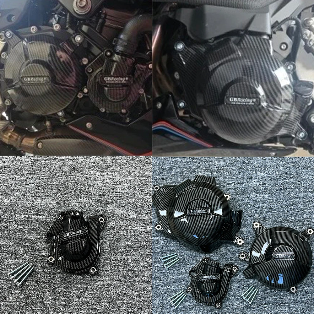 

For BMW F900R/XR 2020-2025&F900GS&GSA &F800GS 2025 Motorcycle Protective Cover Secondary Engine Cover Set Carbon Fiber Texture