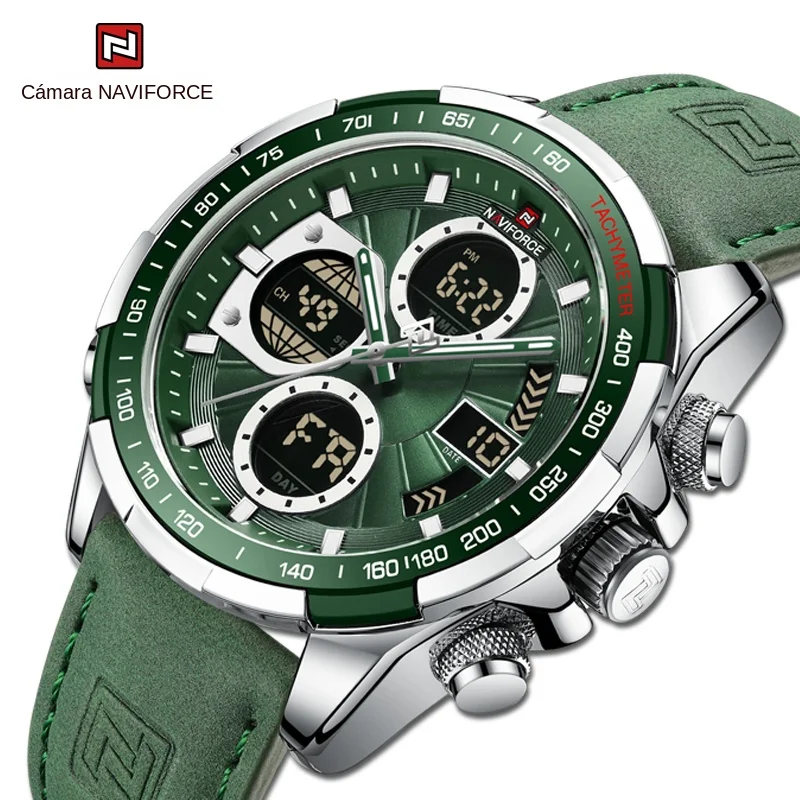 NAVIFORCE-relojes deportivos para hombre, reloj de pulsera de acero inoxidable dorado de lujo, militar, masculino,reloj hombre dorado,reloj hombre marca de lujo,relojes digitales para hombre,regalos hombre originales