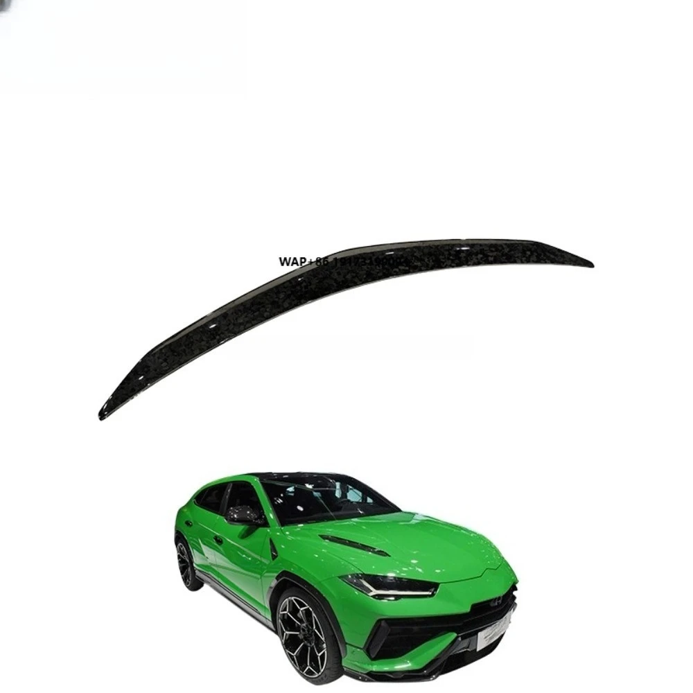 

M Style Real Dry Carbon Fiber Single Deck Small Rear Wing Spoiler for 1st Gen Wide Body Kits Polished Finish