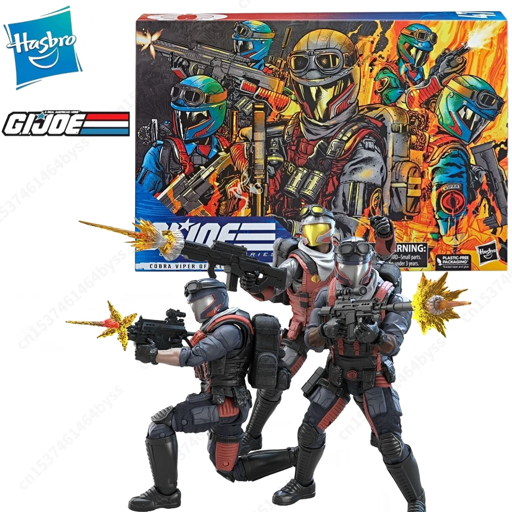 

G.I. Joe GI JOE Classified Series 6" 047 Cobra Viper Officer & Vipers 3-Pack Action Figure Model Toy Collection Hobby Gift