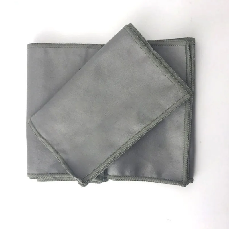 2pcs Shoe Shining Cloths Microfiber Flanne Polishing Cloth Shoe Cleaning Cloth For Buffing/Cleaning & Polishing Leather