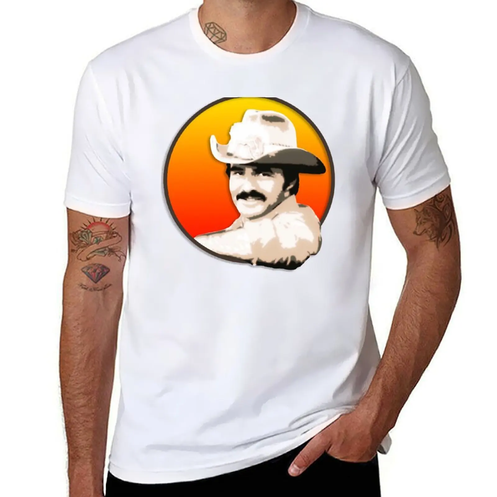 

Burt Reynolds Classic T-Shirt t shirts for man graphic vintage man t shirts high quality luxury brand T-Shirt