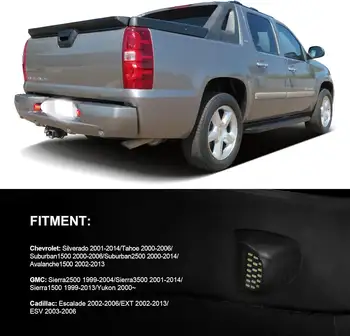 適用於凱迪拉克凱雷德、雪佛蘭Silverado、雪佛蘭Tahoe、雪佛蘭Suburban、GMC Sierra 1500/2500的OLED霓虹LED車牌燈總成替換零件 10 最佳銷售 GMC Sierra配件 - №4