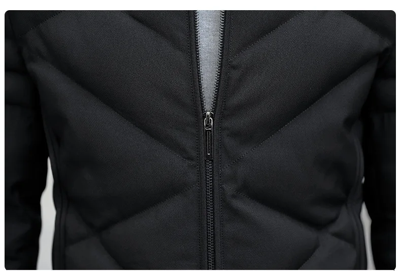 Autumn Winter Jacket Men Thicken Warm Cotton-padded Mens Jackets Slim Fit Stand Collar Youth Winter Jackets and Coats For Me