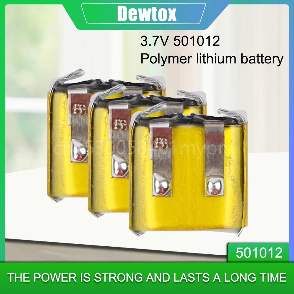 

501012 0.148Wh 3.7V Lithium Polymer Rechargeable Battery for Bluetooth Headset, Car Remote Control, UAV, Children's Watch