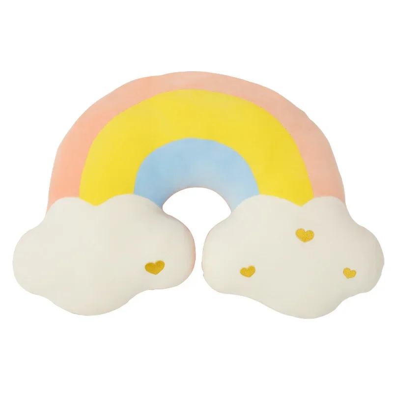 Divertente stella a cinque punte arcobaleno morbido peluche farcito bambola giocattoli delicati cuscini Kawaii decorazione della casa regali di compleanno per i bambini