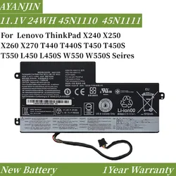 11.1V 24WH 45N1110 Internal Battery for Lenovo ThinkPad T440 T440S T450 T450S X240 X240S X250 X260 X270 L450 45N1111 45N1112