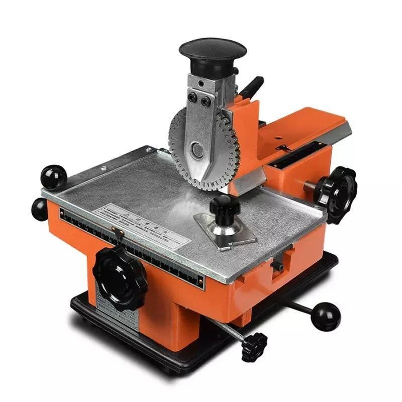 Desktop Semi-Automatic Manual Metal Nameplate Marking for Aluminum Labeling Mosaic Carving Tool Sign Engraving Printer 1 Sold