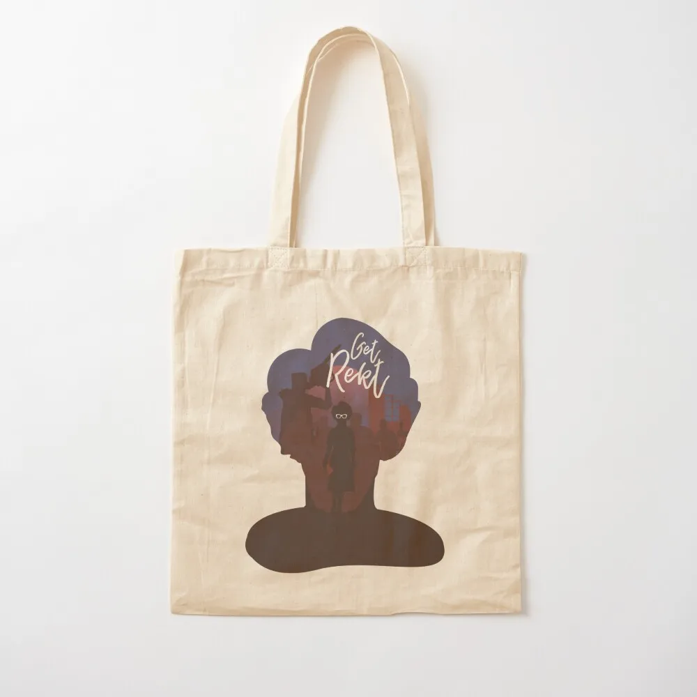 Get Rekt Tote Bag foldable reusable bag female bag Canvas Tote