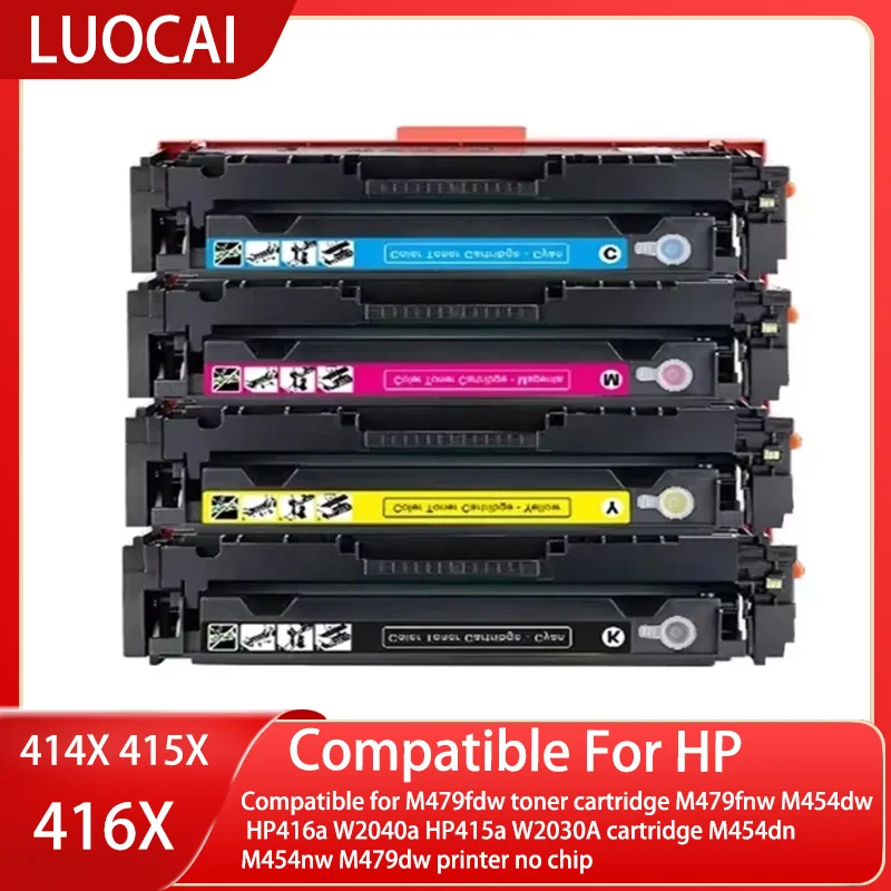 

Compatible for M479fdw toner cartridge M479fnw M454dw HP416a W2040a HP415a W2030A cartridge M454dn M454nw M479dw printer no chip