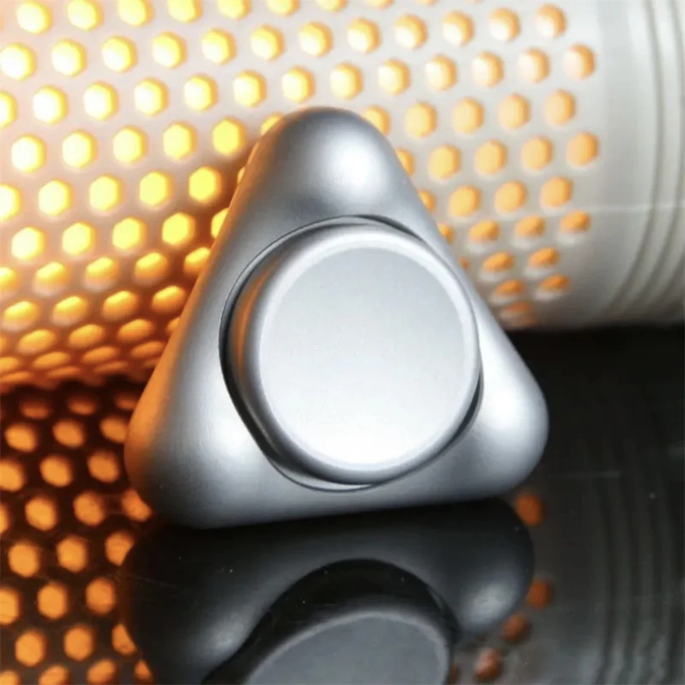 UFO Rvs Fidget Spinner EDC Speelgoed Anti Stress Hand Spinner Fidget Slider ADHD Angst Relief Zintuiglijke Speelgoed
