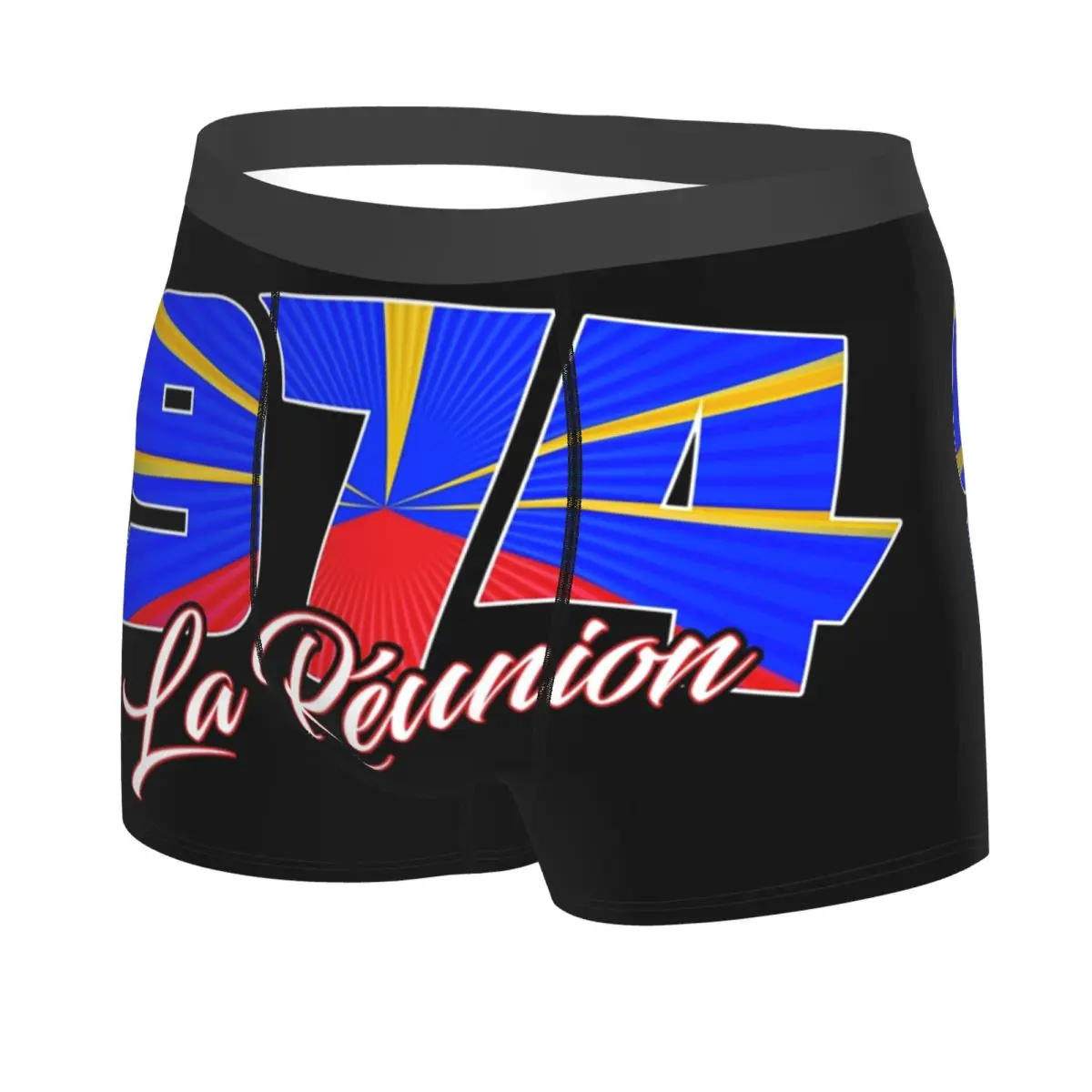 Cool 974 Reunion Island Maveli Mod Boxers Shorts Underpants Male Comfortable Briefs Underwear