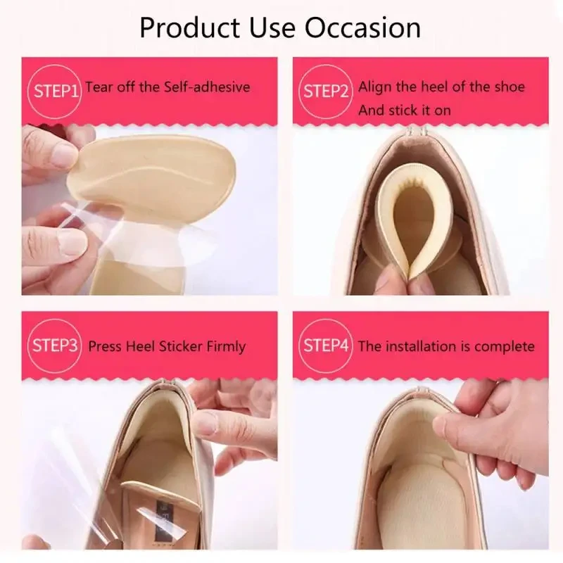 Semelles intérieures de talon de chaussure, coussinet de talon de pied, chaussures de sport, réglables, anti-usure, Inserts de pieds, protecteur de talon, autocollant, semelle intérieure Brioche