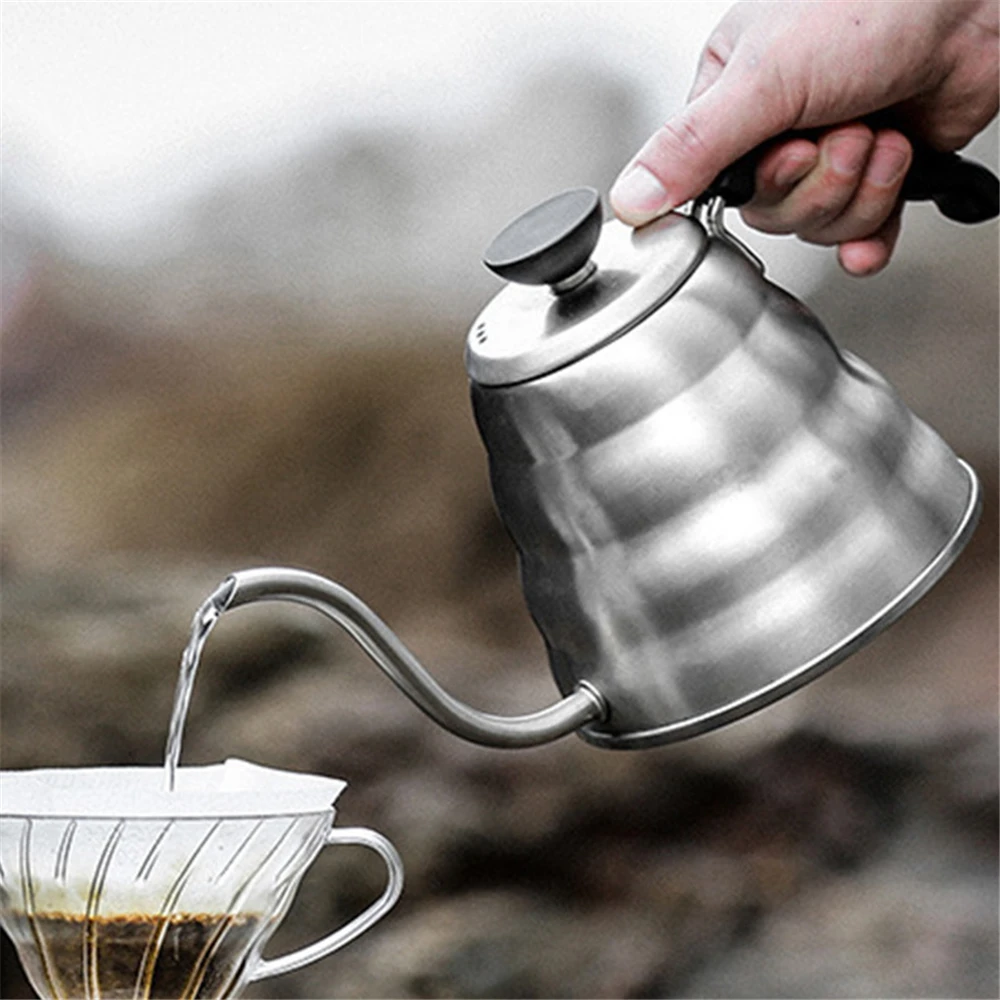 

Coffee Kettle Stainless Steel Pour Over Gooseneck Coffee Pot Drip coffee Maker with Insulated Handle and Lid