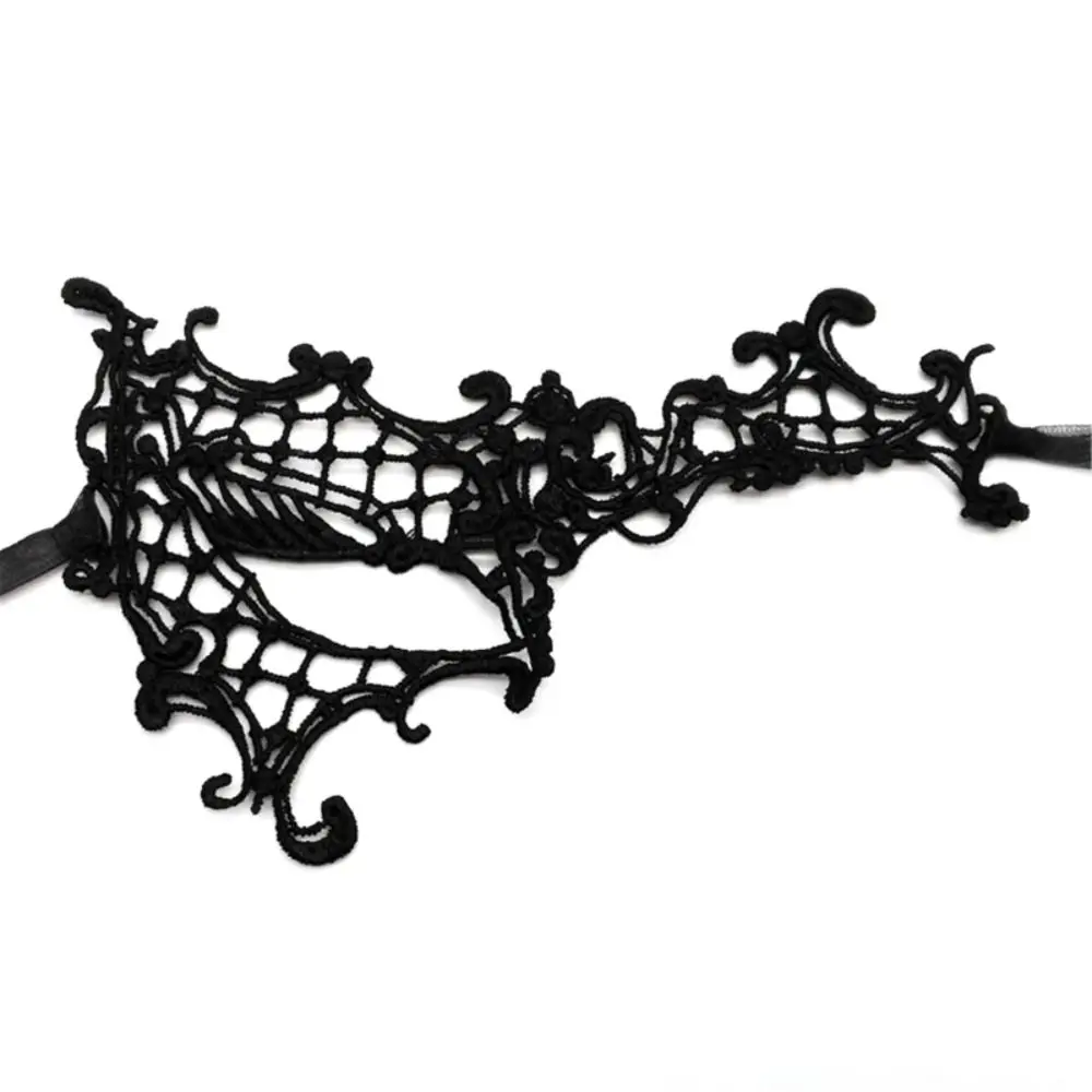 Maschera Queen Venezia Maschera per gli occhi in pizzo Scava fuori Forniture per feste Cosplay Puntelli per ballo Trucco Mezza maschera per il viso Costume