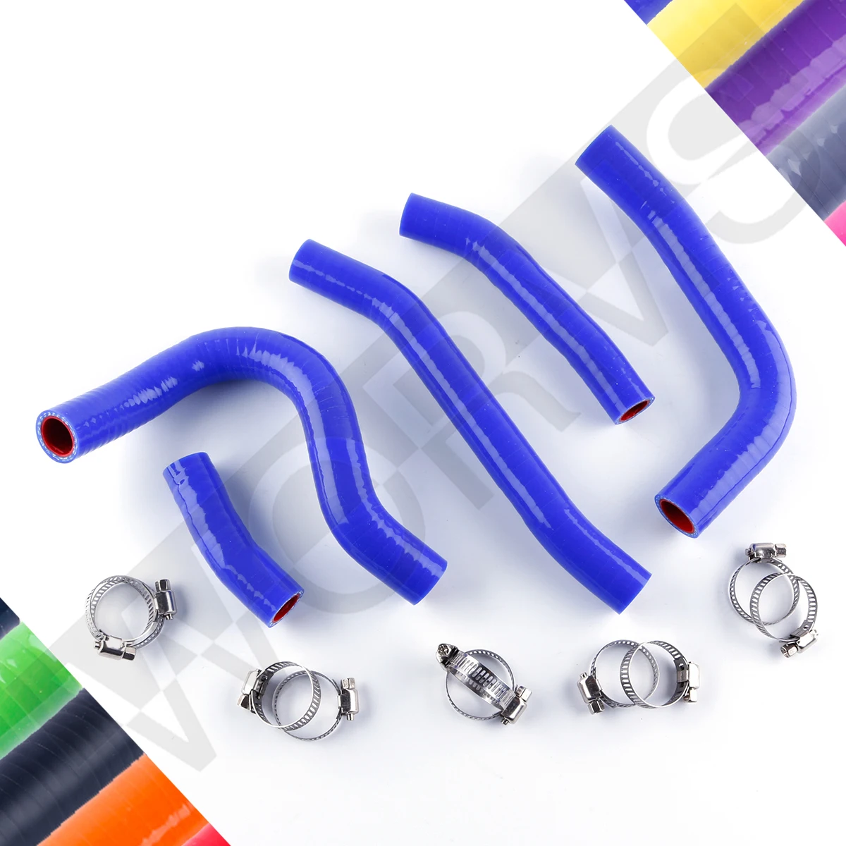 

For Honda CRF250R CRF250 R 2014-2017 2015 2016 Silicone Radiator Coolant Hose Kit