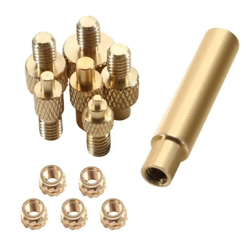 

Threaded Knurled Heating Head For 3D Printer Insertnut Implant Connector Insert Nut Hot Melt Tool Printer Soldering