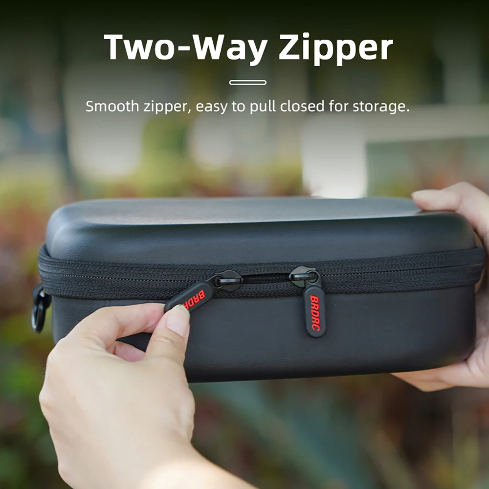 BRDRC Carrying Case For DJI Pocket 3 PU Leather Storage Bag With Rope Strap Box Camera Body Portable Handbag Accessories