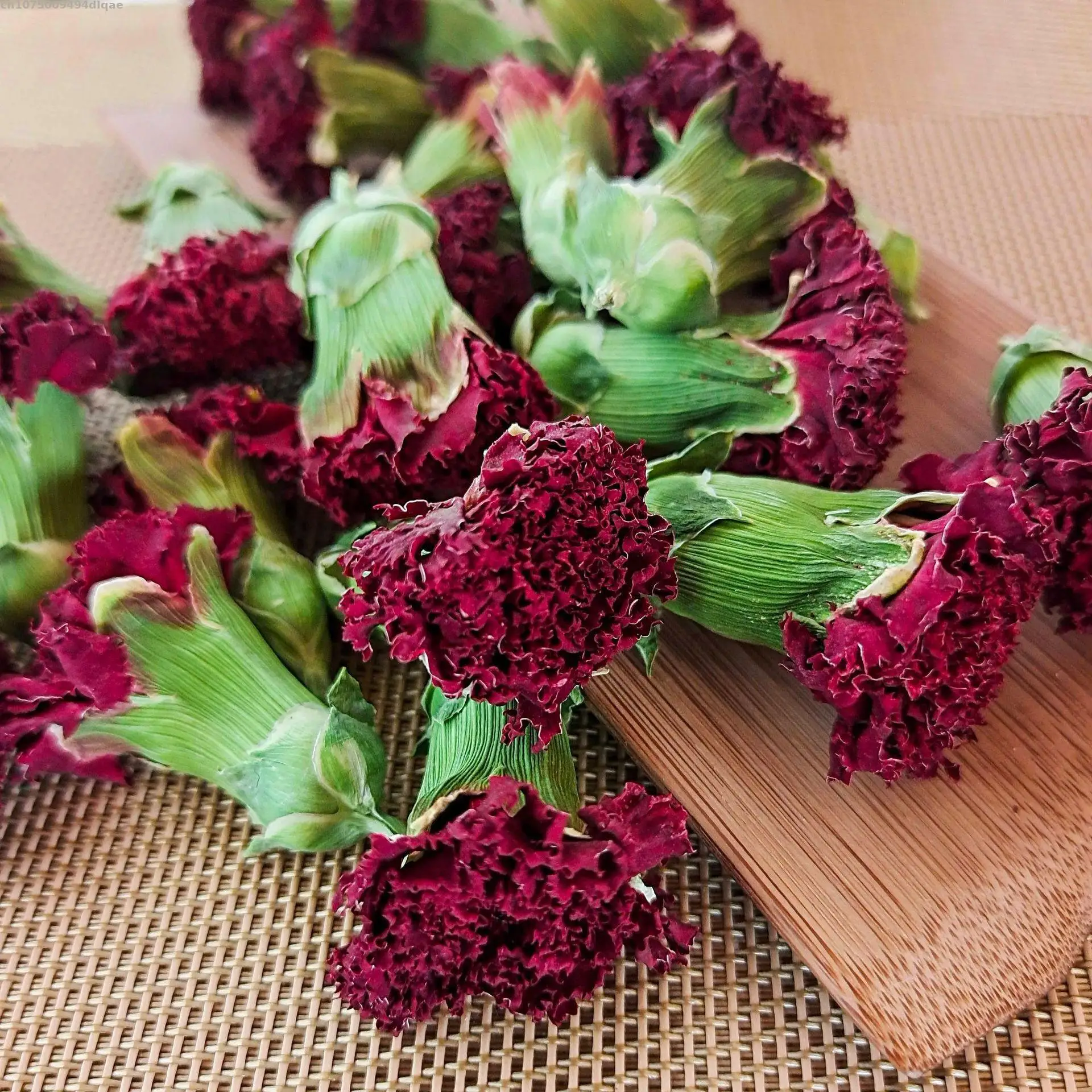 100% Natural Red Carnation Dried Flowers For Home Decor Diy Scented Soap Wedding Candle Decorative Mix Flower Material Making