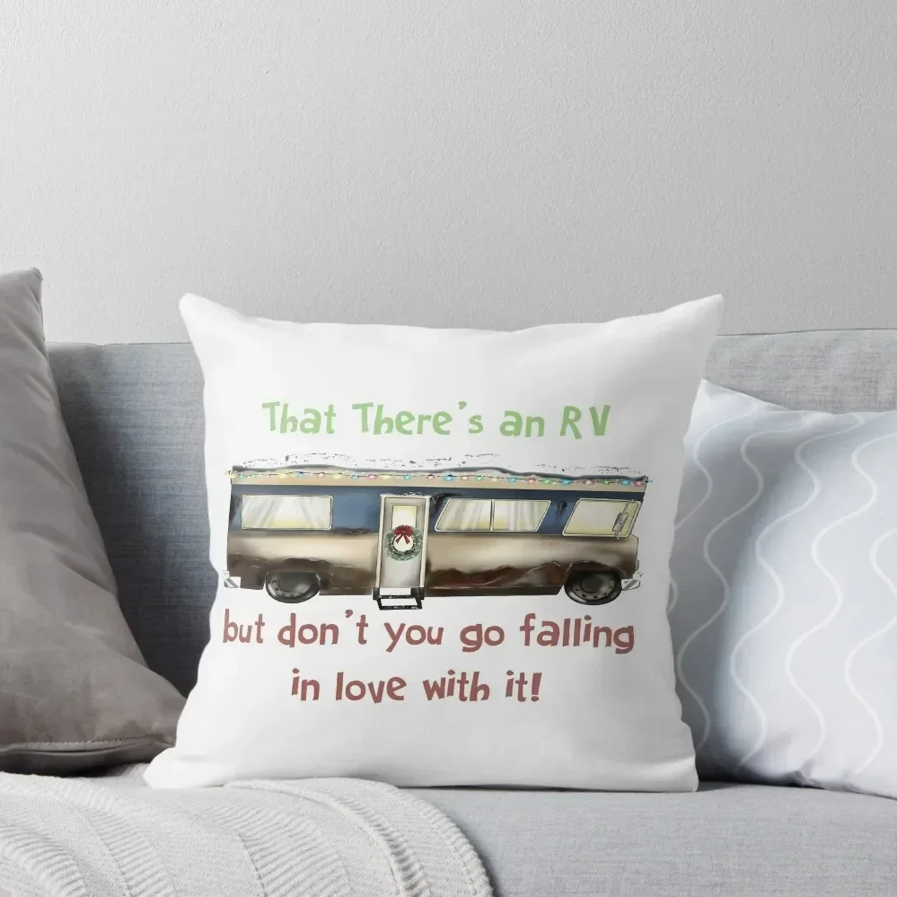 

That There's an RV Throw Pillow Pillowcases For Pillows christmas supplies sleeping pillows New year pillow