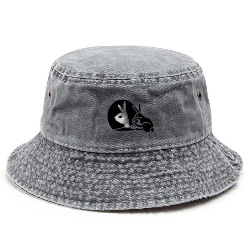 Aanpassen Shadow Cotton Washed Bucket Hat Vintage Vissershoed voor Mannen Vrouwen Zonbescherming Outdoor Nostalgische Cap Dagelijkse slijtage Hoeden