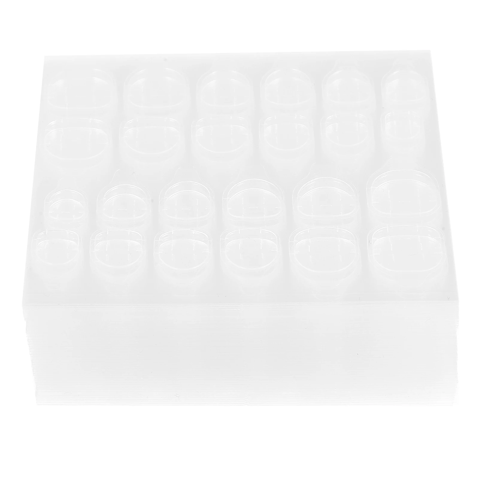 

50 Sheets Waterproof Nail Adhesive Tabs Transparent Stickers for Press On Nails Reusable Fake Nail Art Supplies