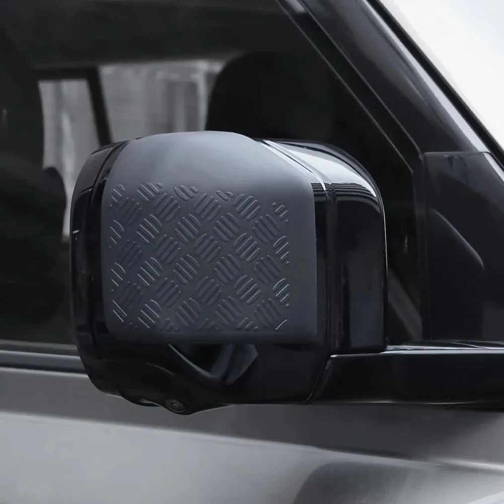 

Car Enhancement Luxury Vehicle Accessories Matte Black Mirror Cover Trim Car Protection User-Friendly Tape Vibrant Luxury Design