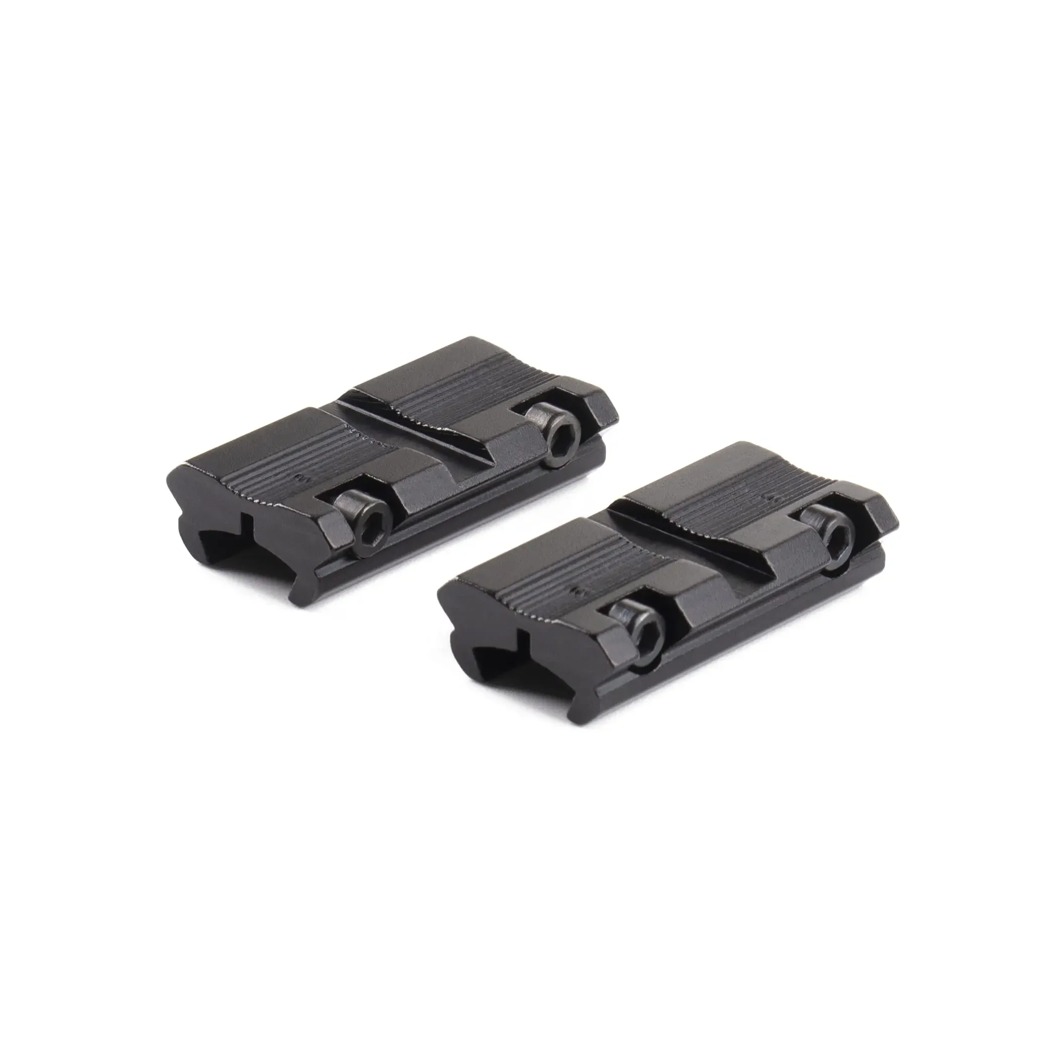 Tactical 2pcs/Set 11mm Dovetail to 20mm Rail Adapter Red Dot Scope Installation Low Profile Riser Mount Hunting Accessories