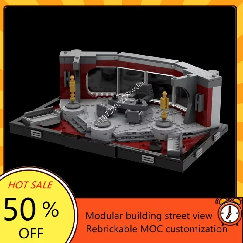 

517PCS Star Movie MOC SW Senate Arrest Bundle Custom Puzzles Watchtower Model Collector Series Street View Education Toys Gifts