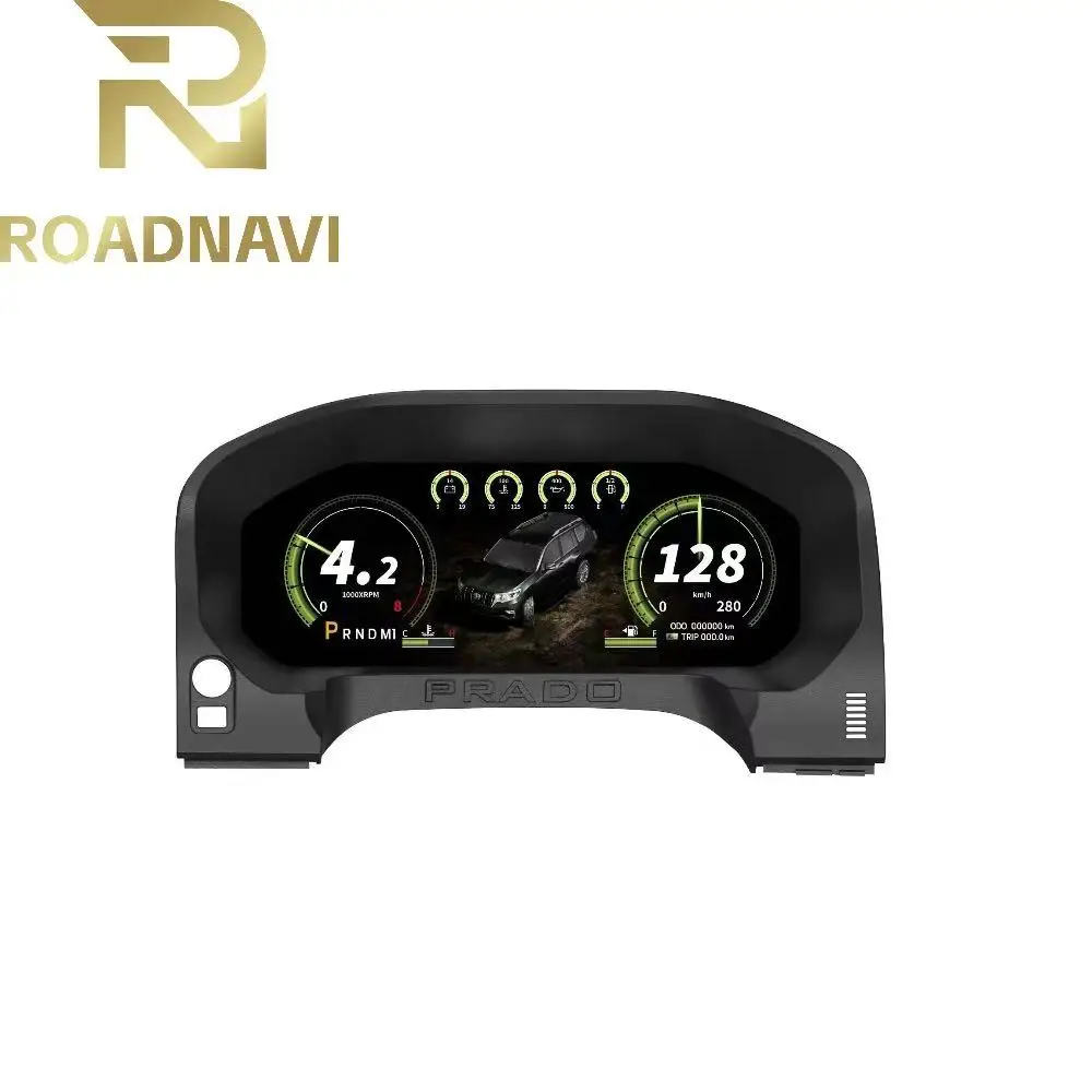 2026new RoadNavi Car Auto Speedometer for Prado LC120 LC150 2010-2023  LCD Digital Cluster Car Virtual Cockpit Dashboard