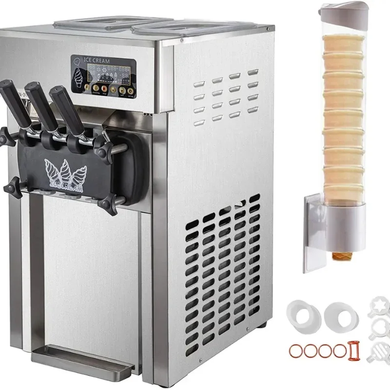 Special Counter PEIXU A168 automatic 3 flavors ice cream machine