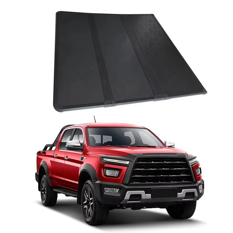 

Auto Accessories Metal Material Hard Tri-foldTruck Pickup Bed Cover Factory Pickup Tonneau Cover for JAC