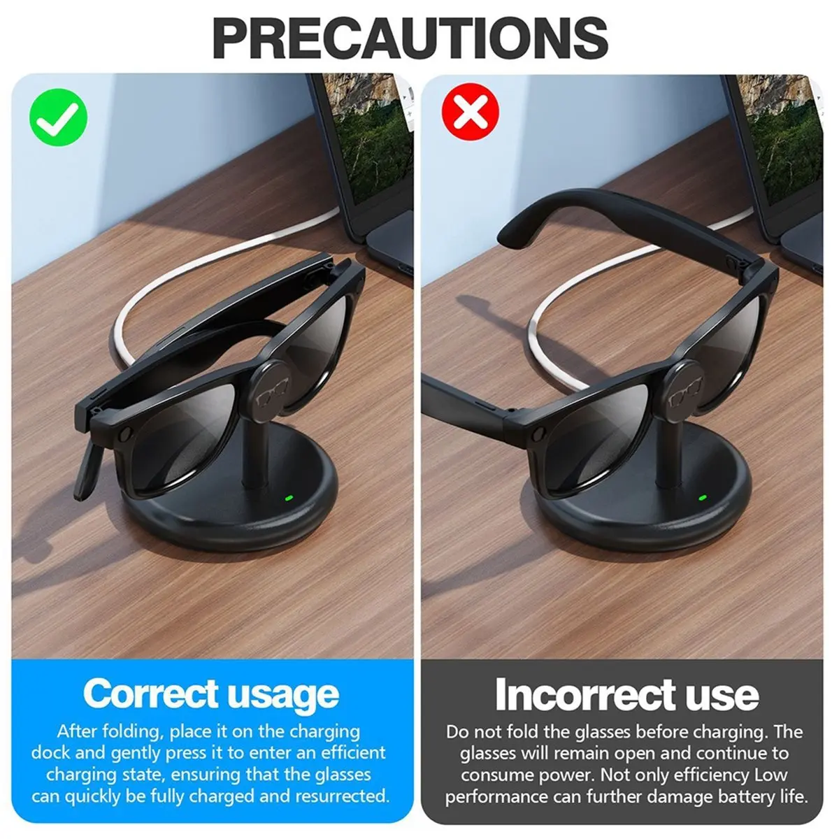 For Meta Ray-Ban Sm…